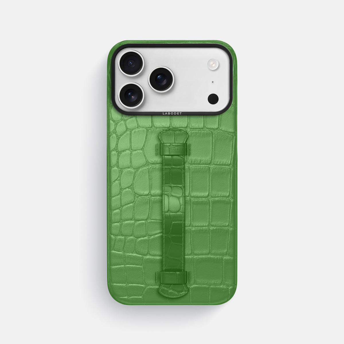 Center Handle For iPhone 17 Pro Max In Alligator -2 | Apple-Green-Black