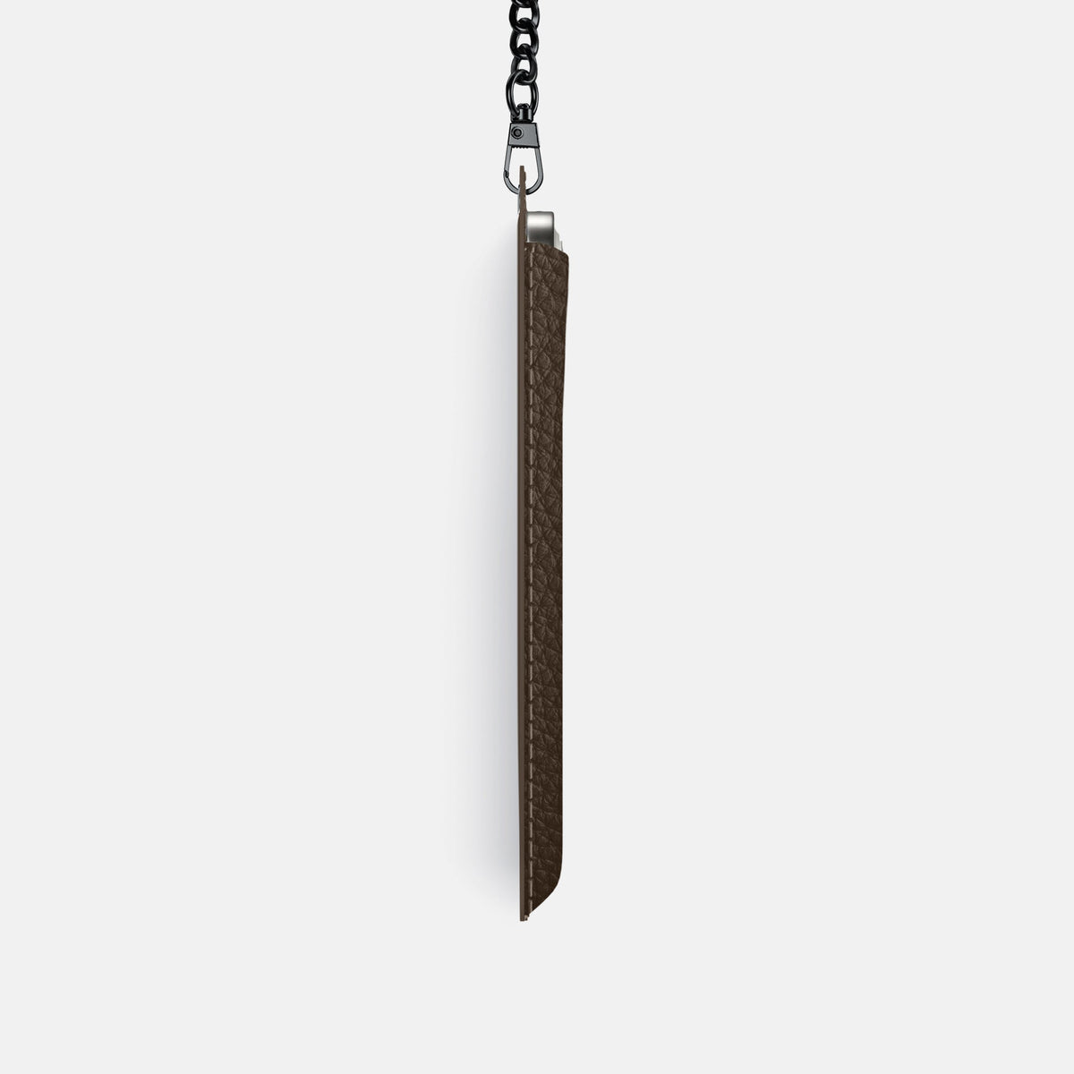 Crossbody Bag For iPhone 18 Pro In Calf -4 | Dark-Brown-Black
