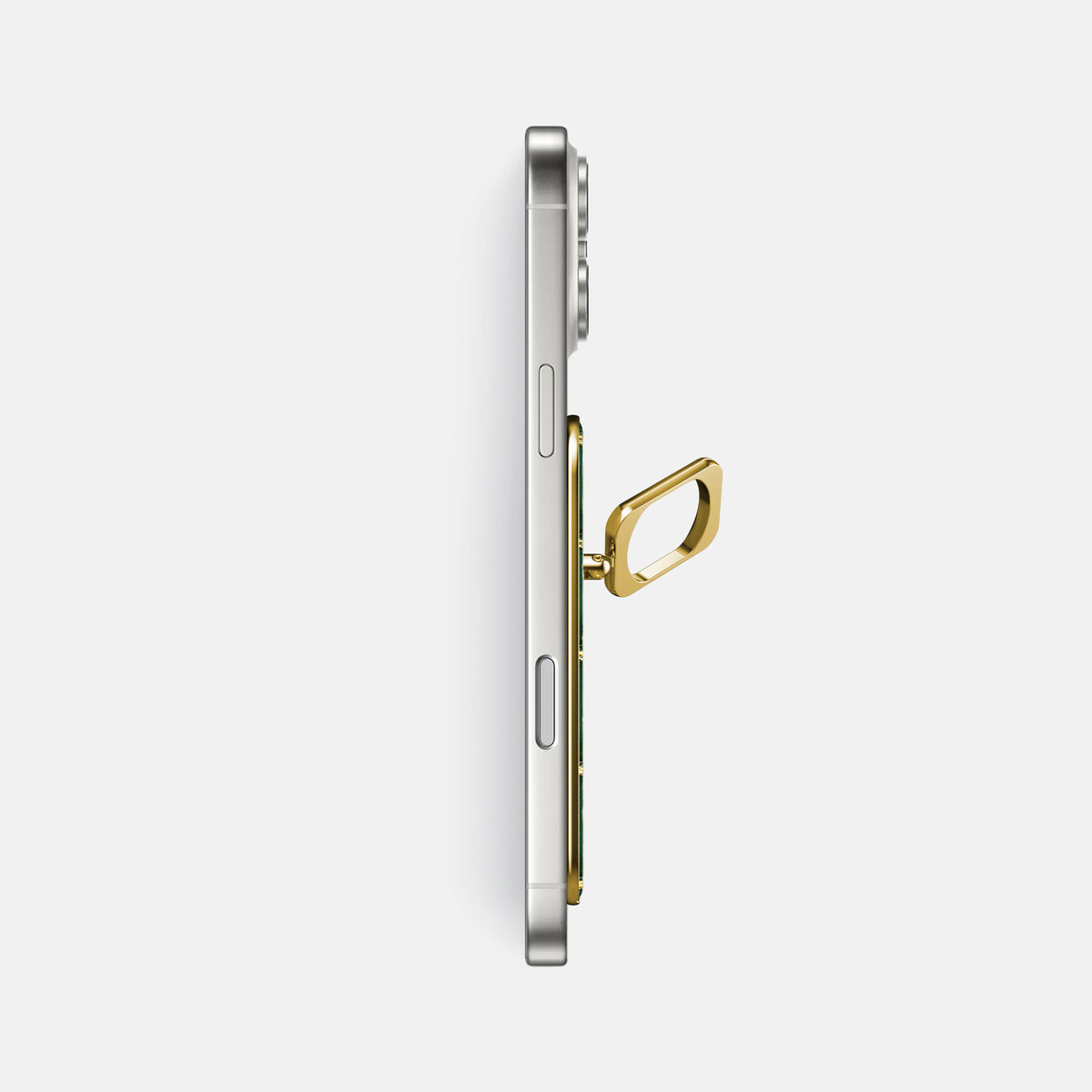 MagSafe Ring For iPhone 17 Pro Max In Patina Alligator -3 | Cambridge-Gold