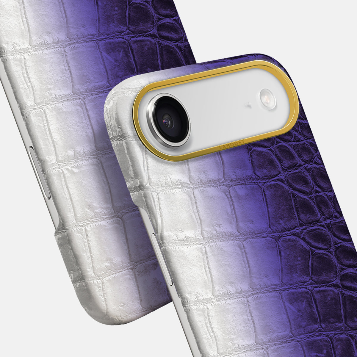 Classic Case For iPhone 17 Air In Himalayan Crocodile -5 | Purple-Gold