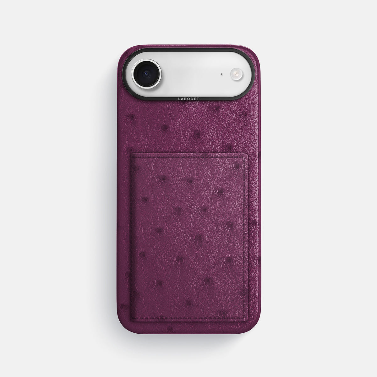 Bi-Fold Case For iPhone 17 Air In Ostrich -1 | Purple-Black