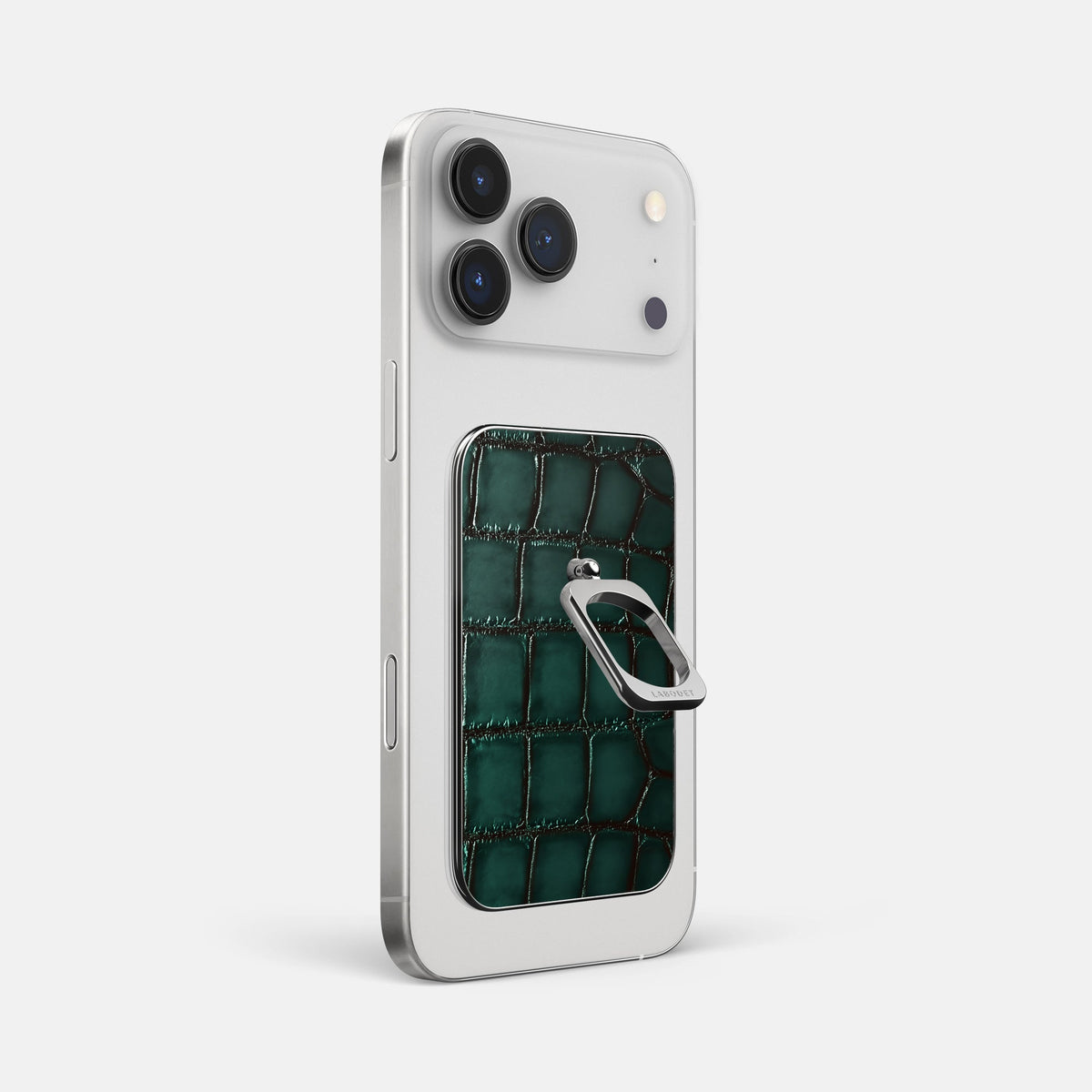 MagSafe Ring For iPhone 18 Pro Max In Patina Alligator -1 | Green-Steel