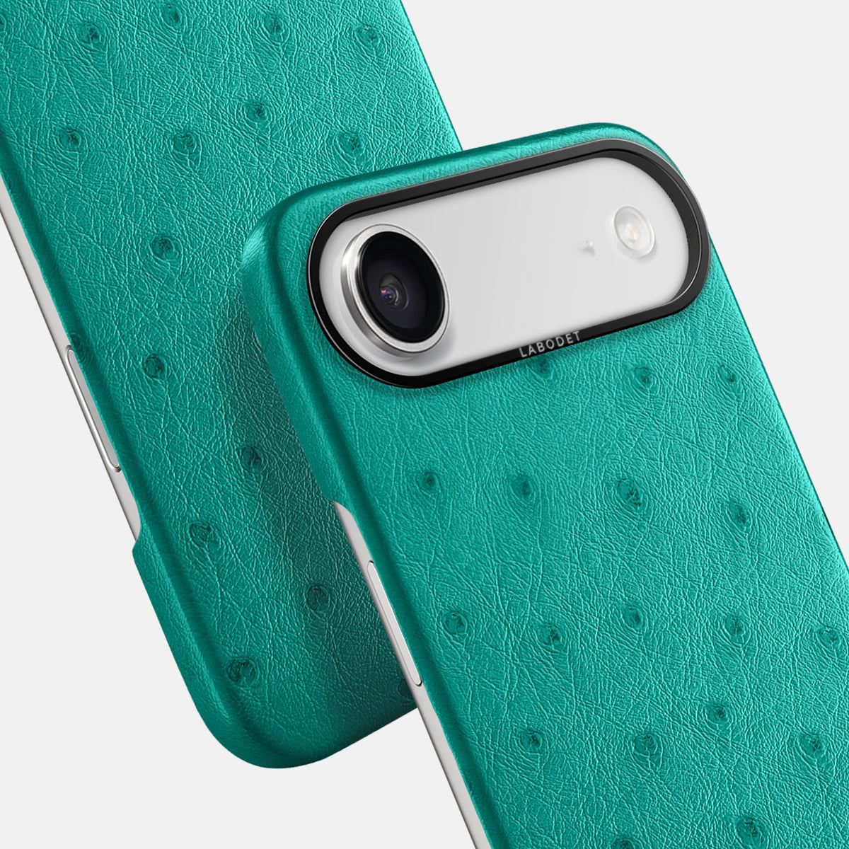 Classic Case For iPhone 17 Air In Ostrich -6 | Turquoise-Black