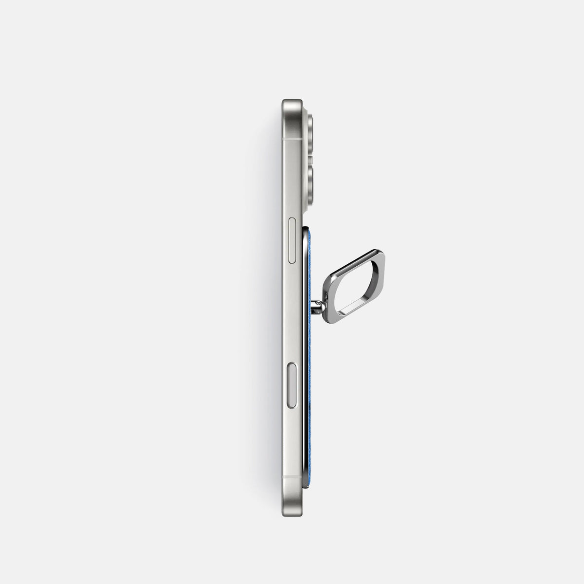 MagSafe Ring For iPhone 18 Pro In Ostrich -3 | Royal-Blue-Steel