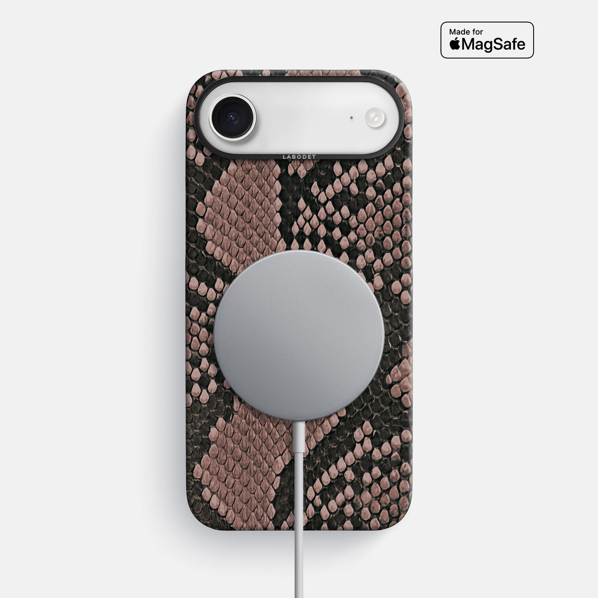 Classic Case For iPhone 17 Air In Deluxe Python -5 | Mahogany-Brown-Black