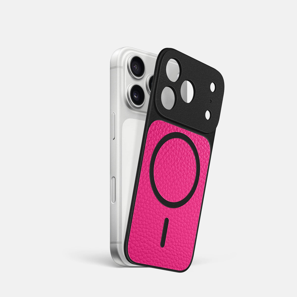MagSafe Mask For iPhone 18 Pro In Calf -1 | Magenta