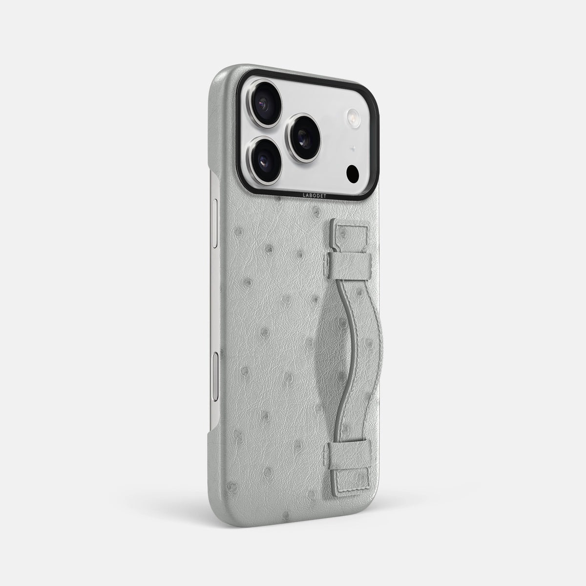 Handle Case For iPhone 17 Pro Max In Ostrich -2 | White-Black