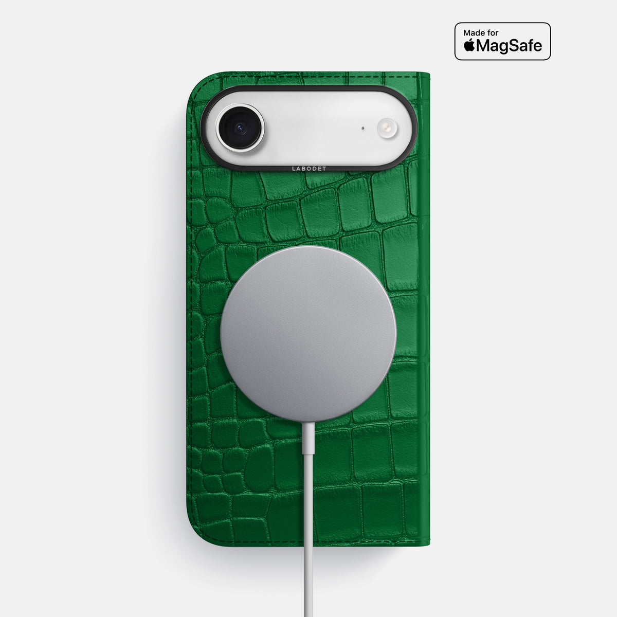 Folio Case For iPhone 17 Air In Alligator -3 | Forest-Green-Black