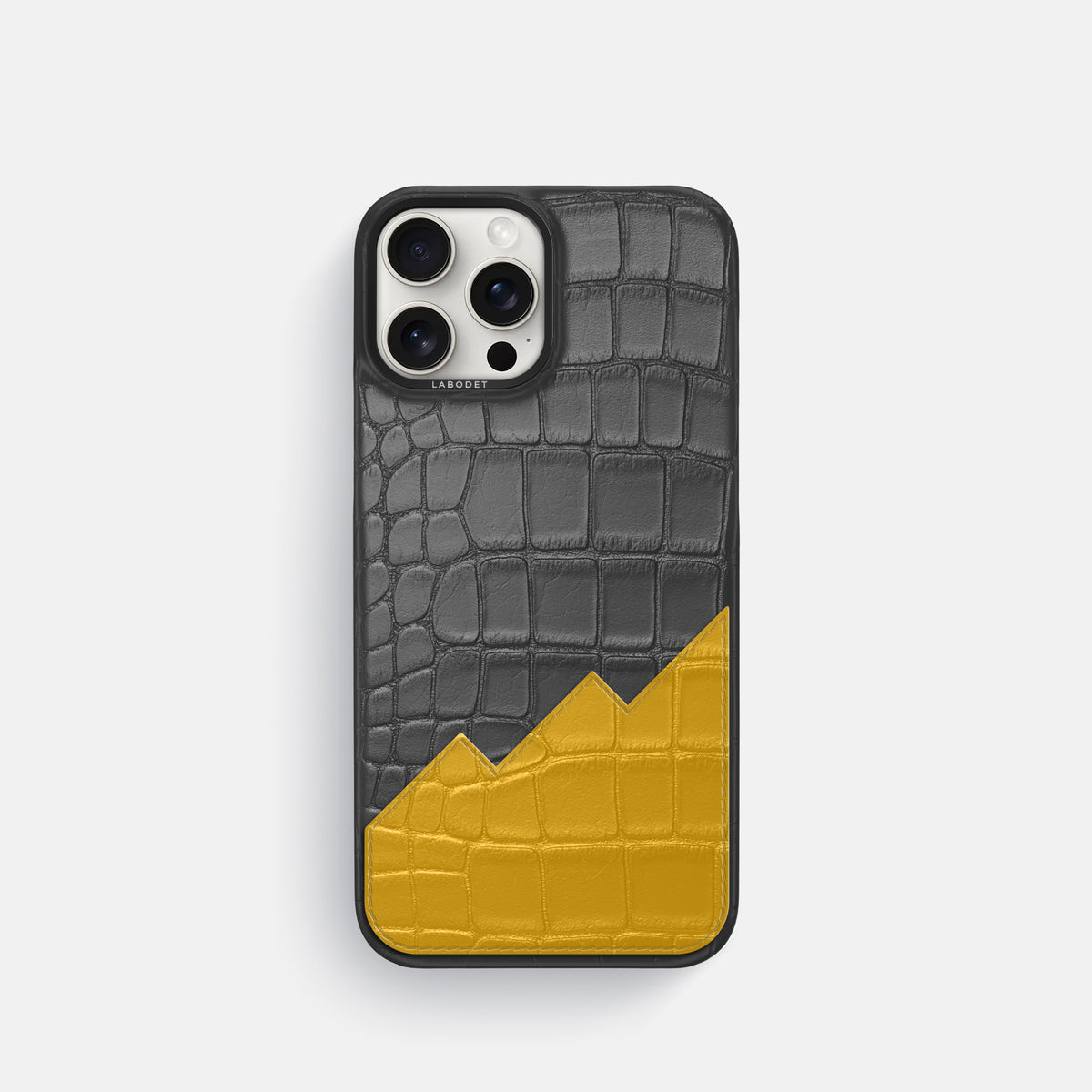 Classic Case With UpOnly For iPhone 16 Pro In Alligator -1 | Grey-Black