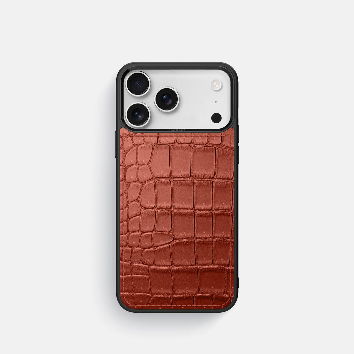 Sport Case For iPhone 18 Pro In Porosus Crocodile -1 | Mahogany-Brown