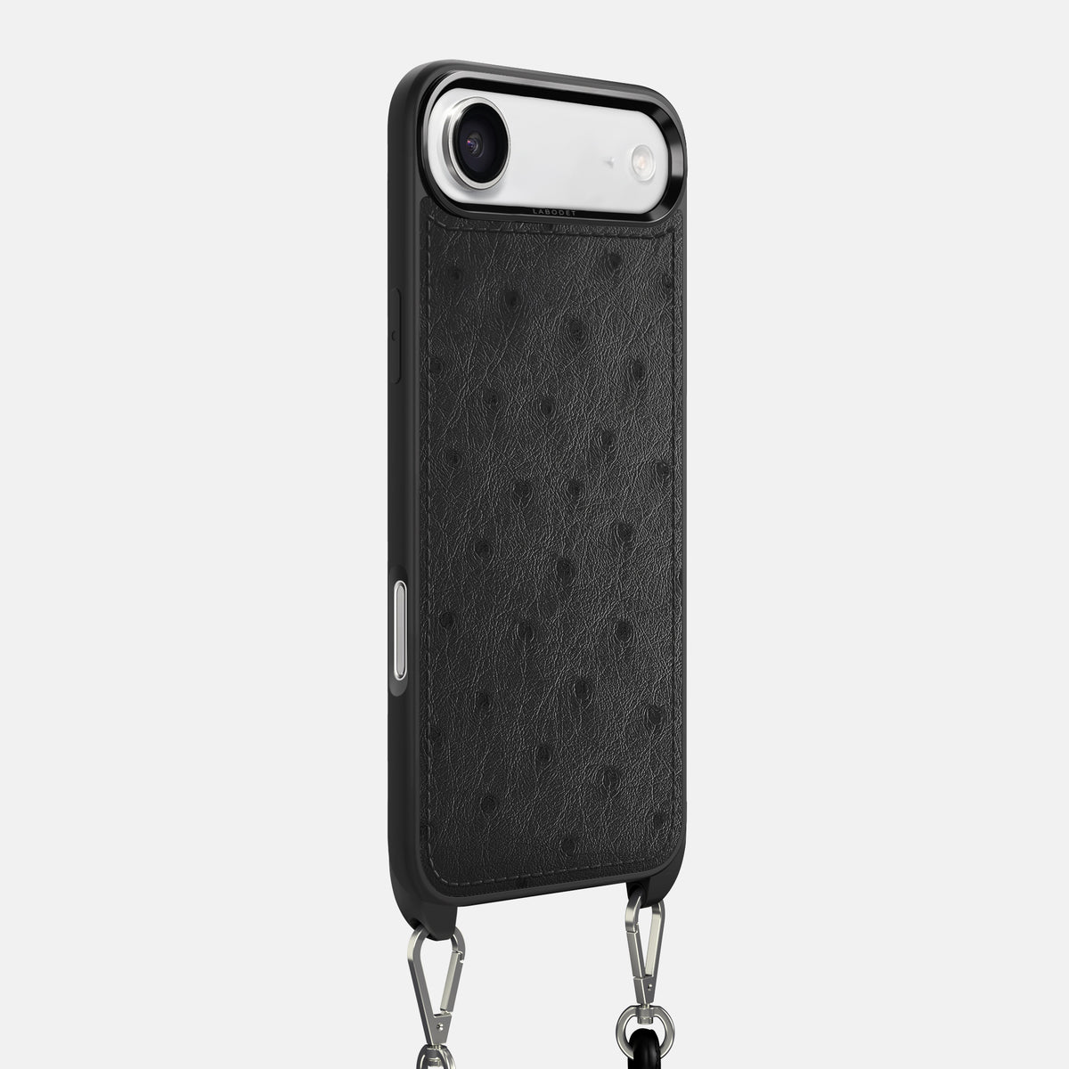 Crossbody Sport Case For iPhone 17 Air In Ostrich -2 | Black