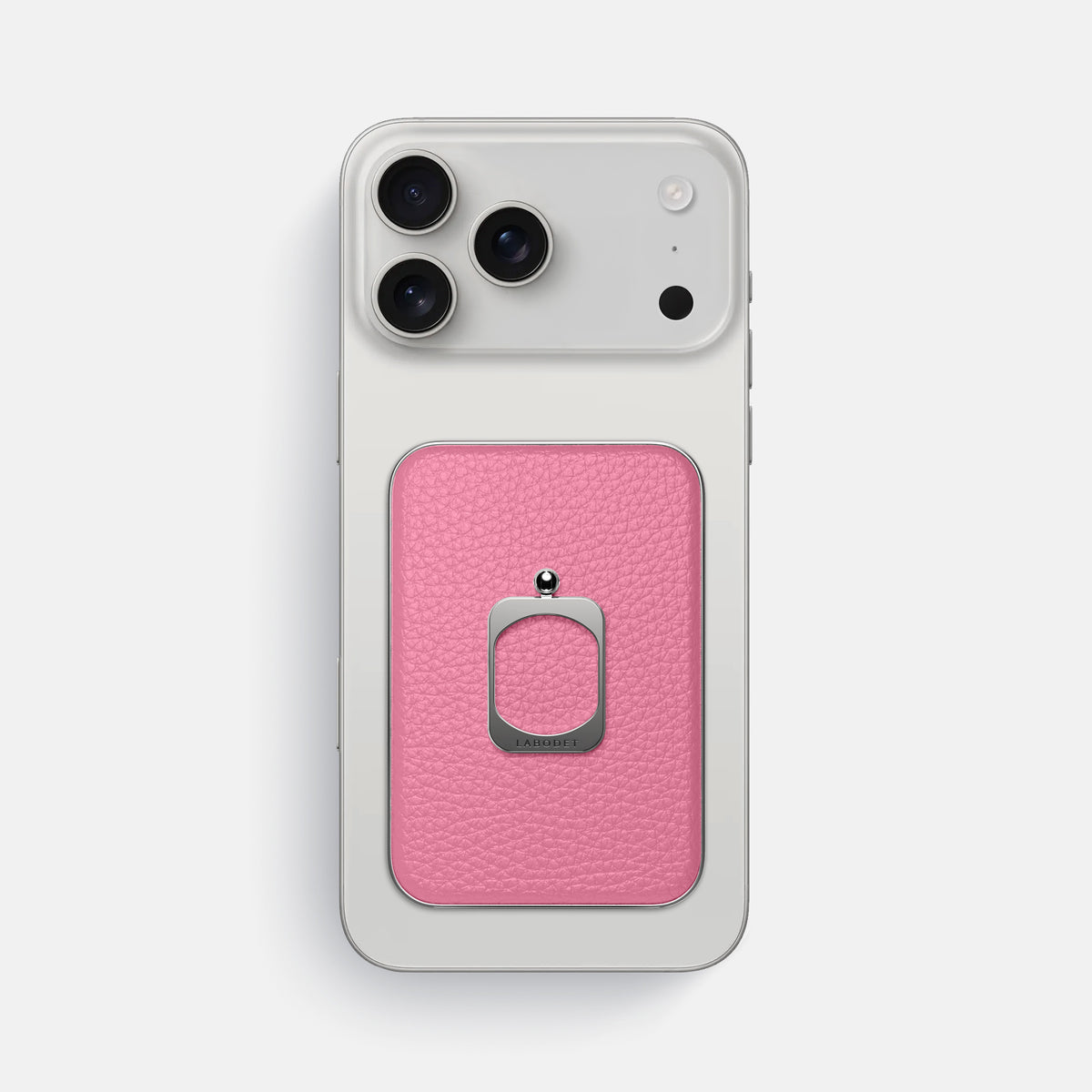 MagSafe Ring For iPhone 17 Pro Max In Calf -2 | Pink-Steel