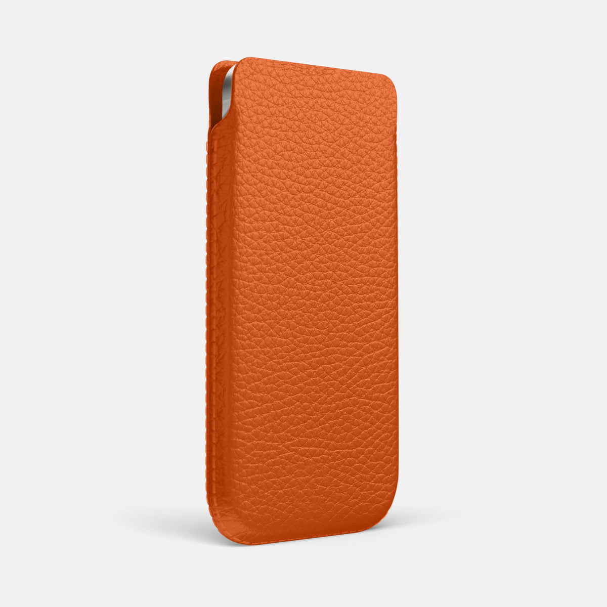 Pouch Case For iPhone 18 Pro Max In Calf -2 | Orange