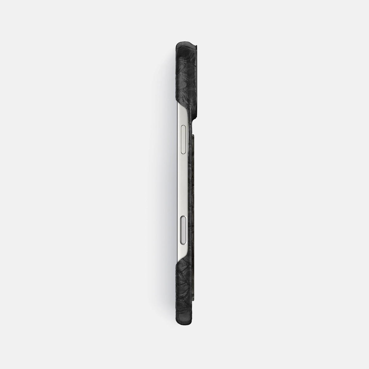 Classic Case With Carbon Dragon For iPhone 18 Pro Max In Python -3 | Black-Black