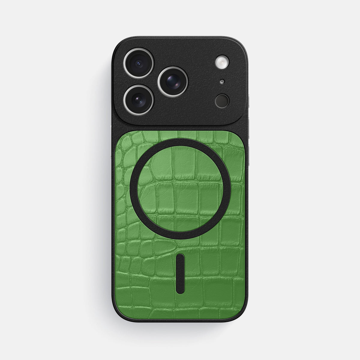 MagSafe Mask For iPhone 18 Pro Max In Alligator -3 | Apple-Green