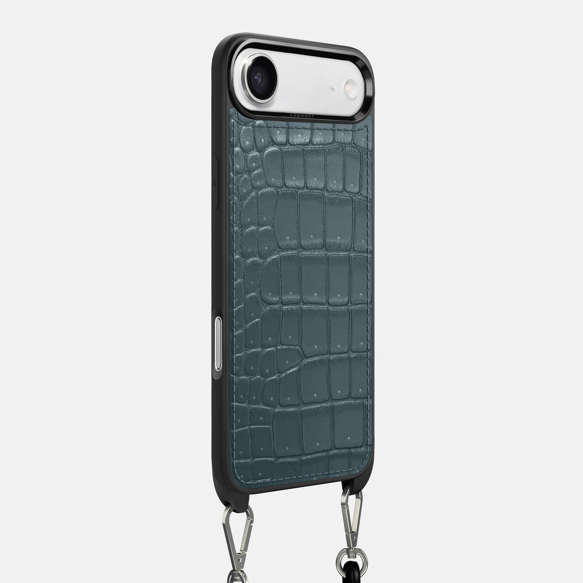 Crossbody Sport Case For iPhone 17 Air In Porosus Crocodile -2 | Denim