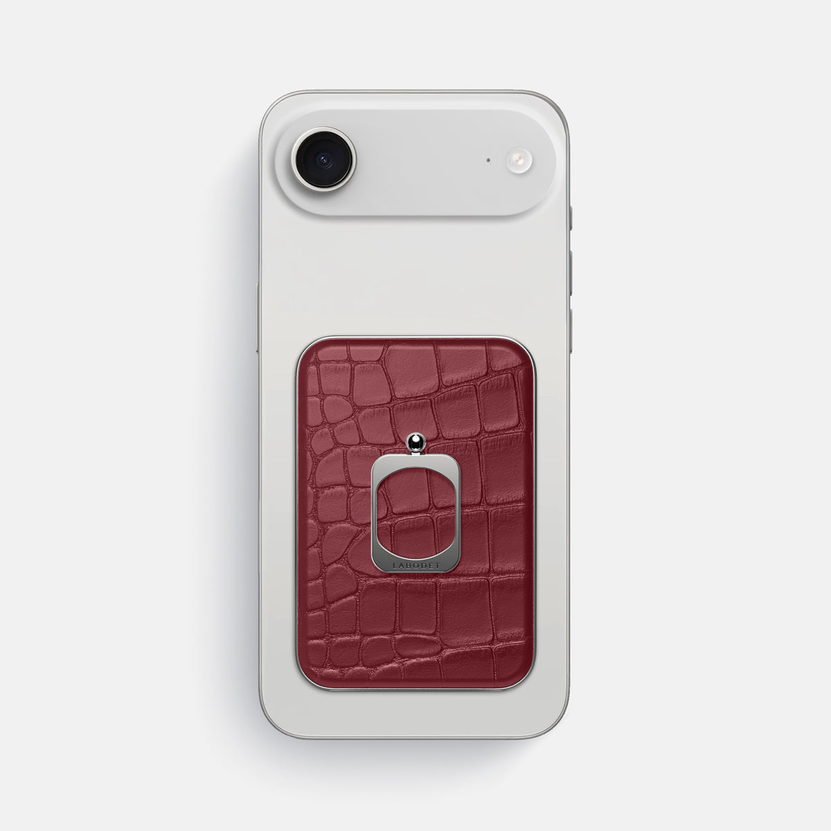 MagSafe Ring For iPhone 17 Air In Alligator -1 | Burgundy-Steel