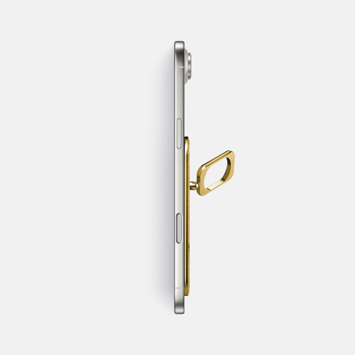 MagSafe Ring For iPhone 17 Air In Ostrich -3 | Gold-Gold