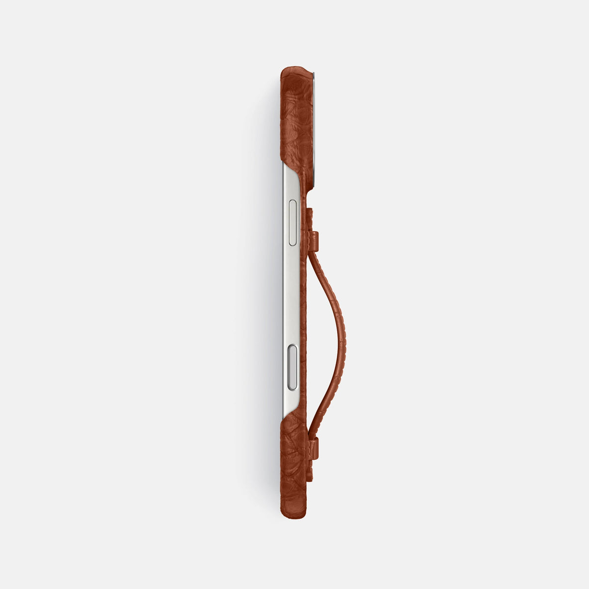 Center Handle For iPhone 18 Pro Max In Python -2 | Medium-Brown-Steel