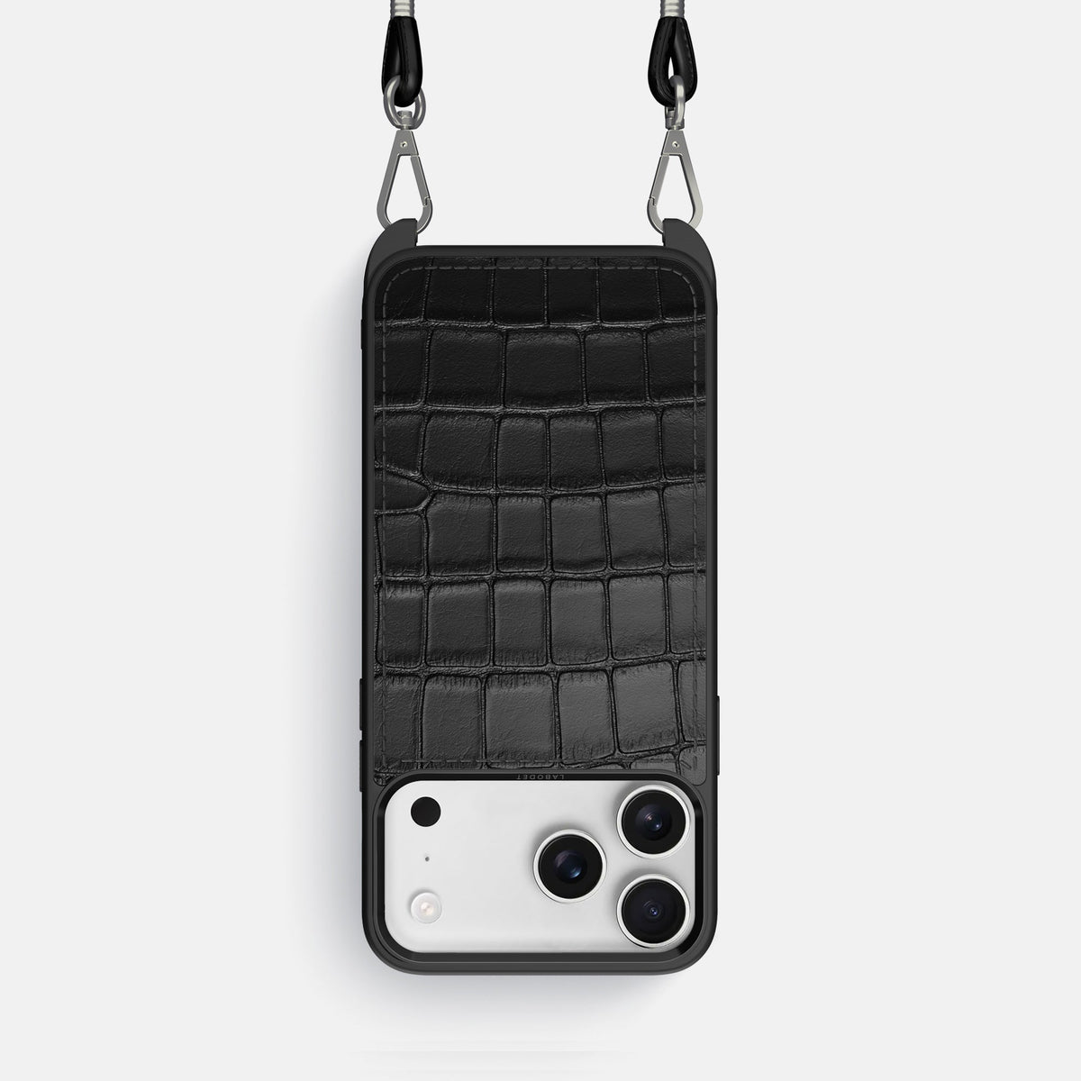 Crossbody Sport Case For iPhone 18 Pro In Alligator -1 | Black