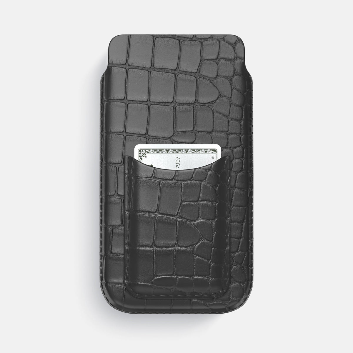 Pouch Card Case For iPhone 17 Air In Alligator