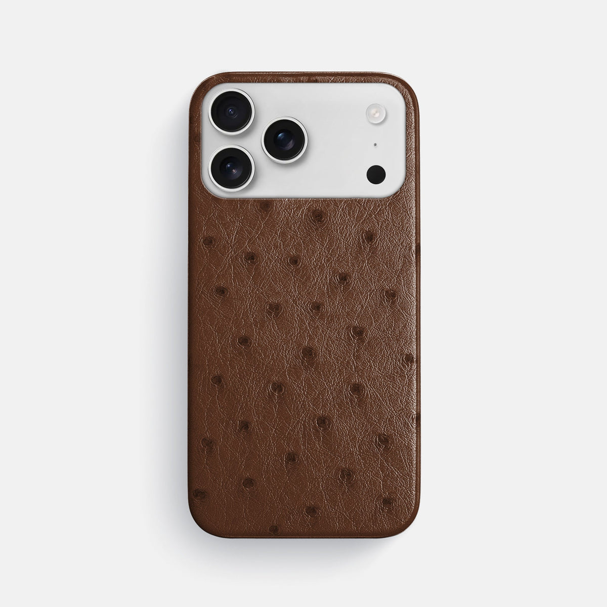 Slim Case For iPhone 18 Pro Max In Ostrich -1 | Chocolate