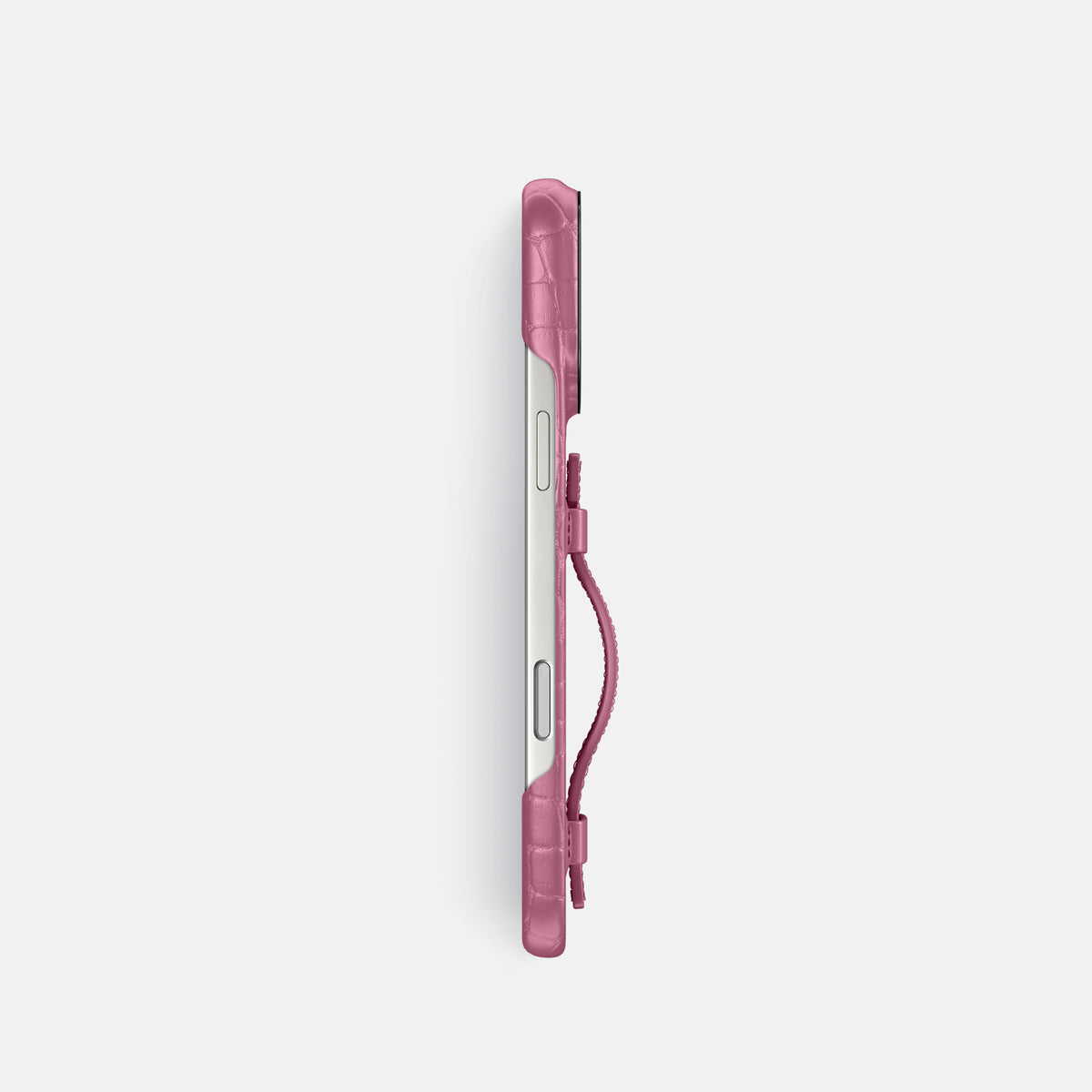 Handle Case For iPhone 17 Pro In Alligator -3 | Pink-Lagoon-Black