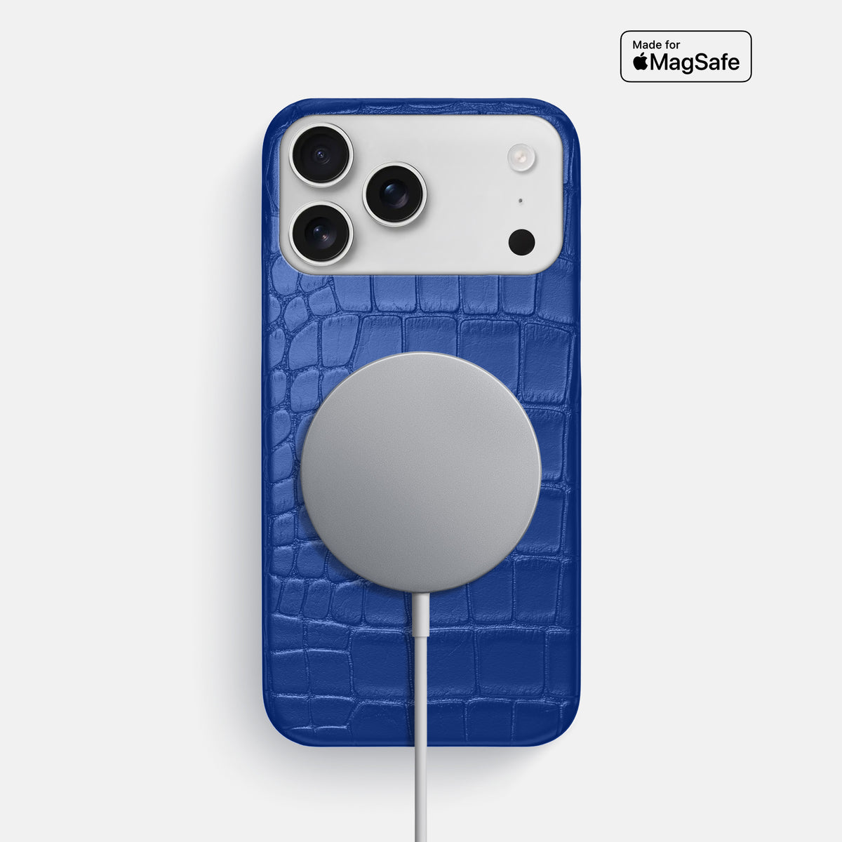 Slim Case For iPhone 17 Pro Max In Alligator -5 | Royal-Blue
