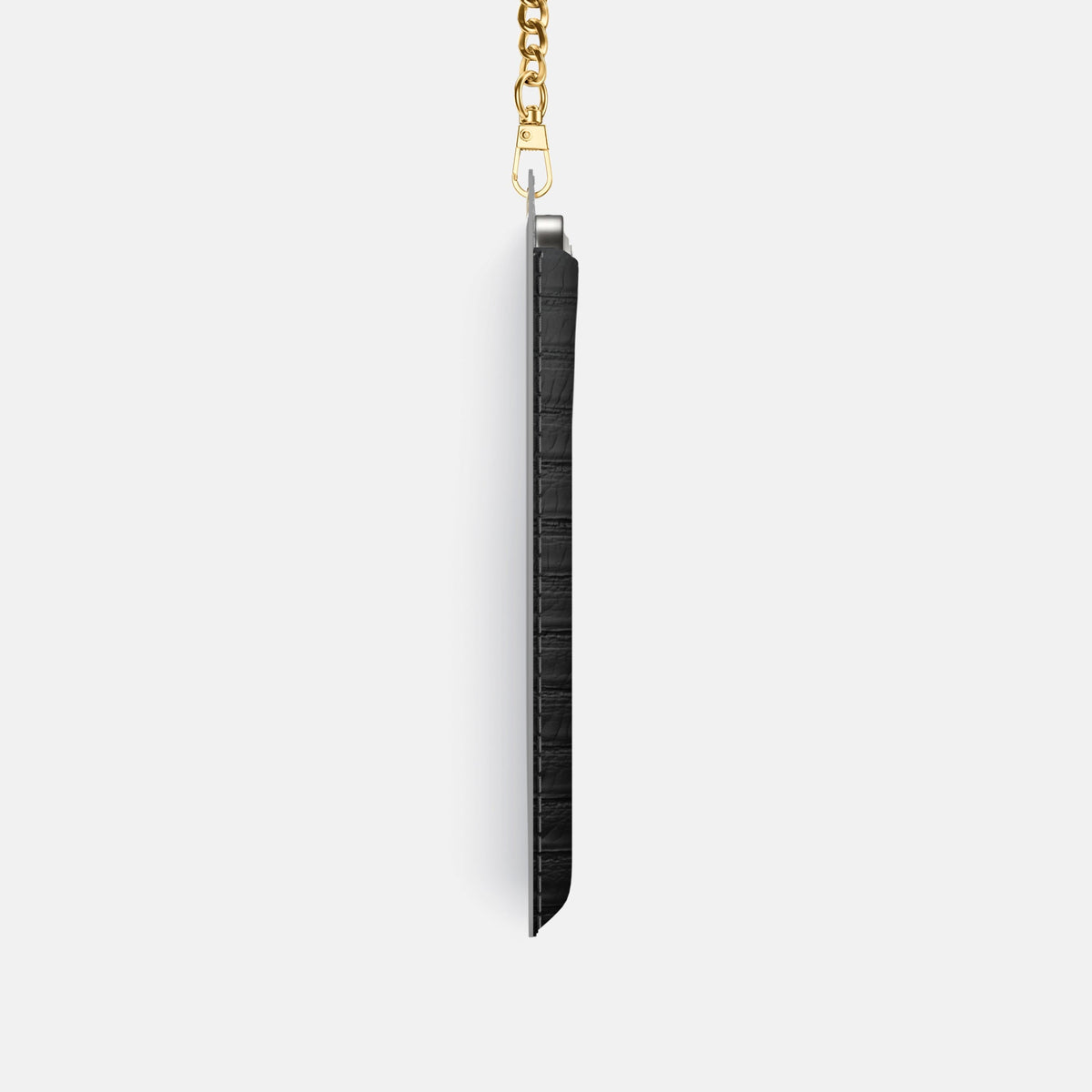 Crossbody Bag For iPhone 18 Pro In Python -4 | Black-Gold