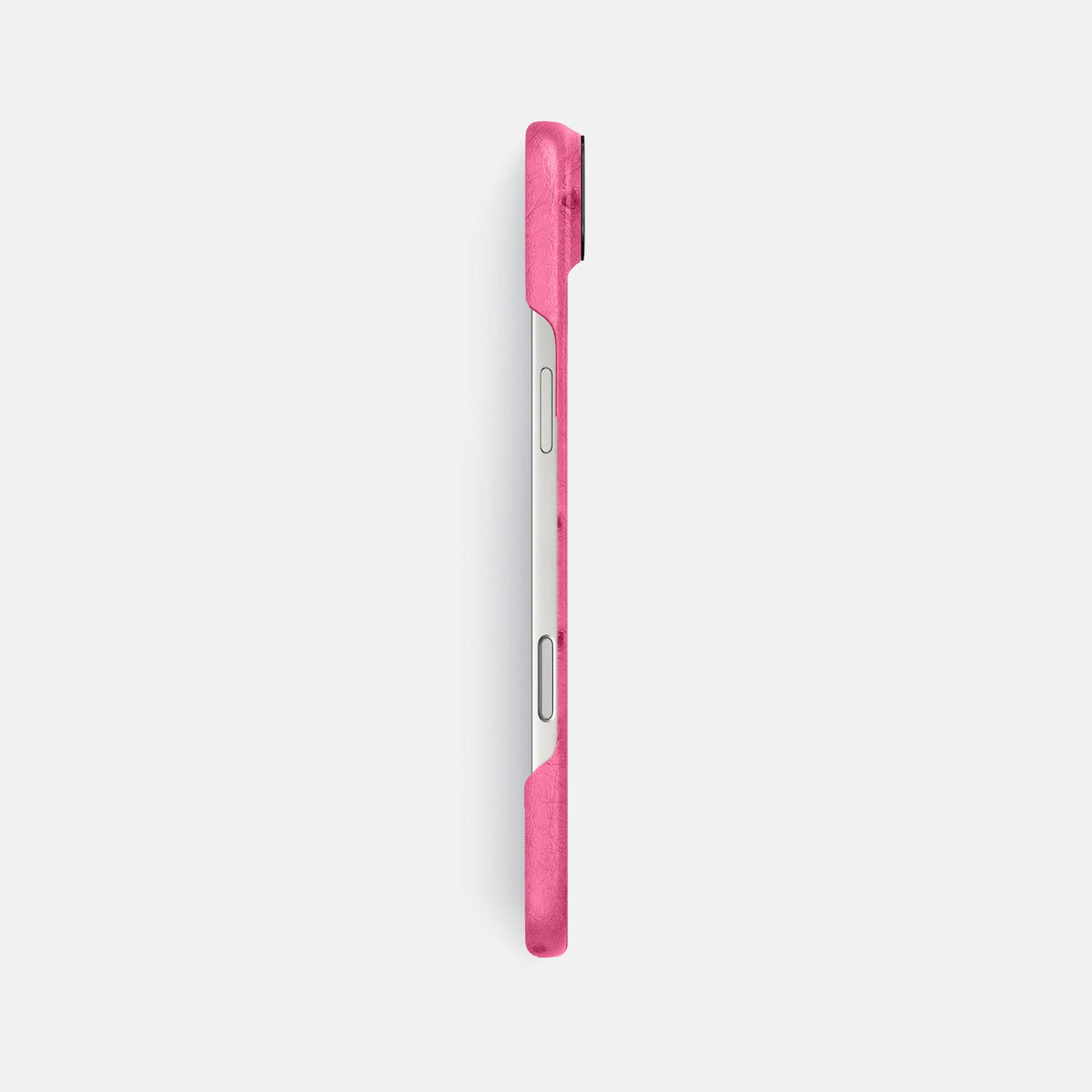 Classic Case For iPhone 17 Air In Ostrich -3 | Pink-Black