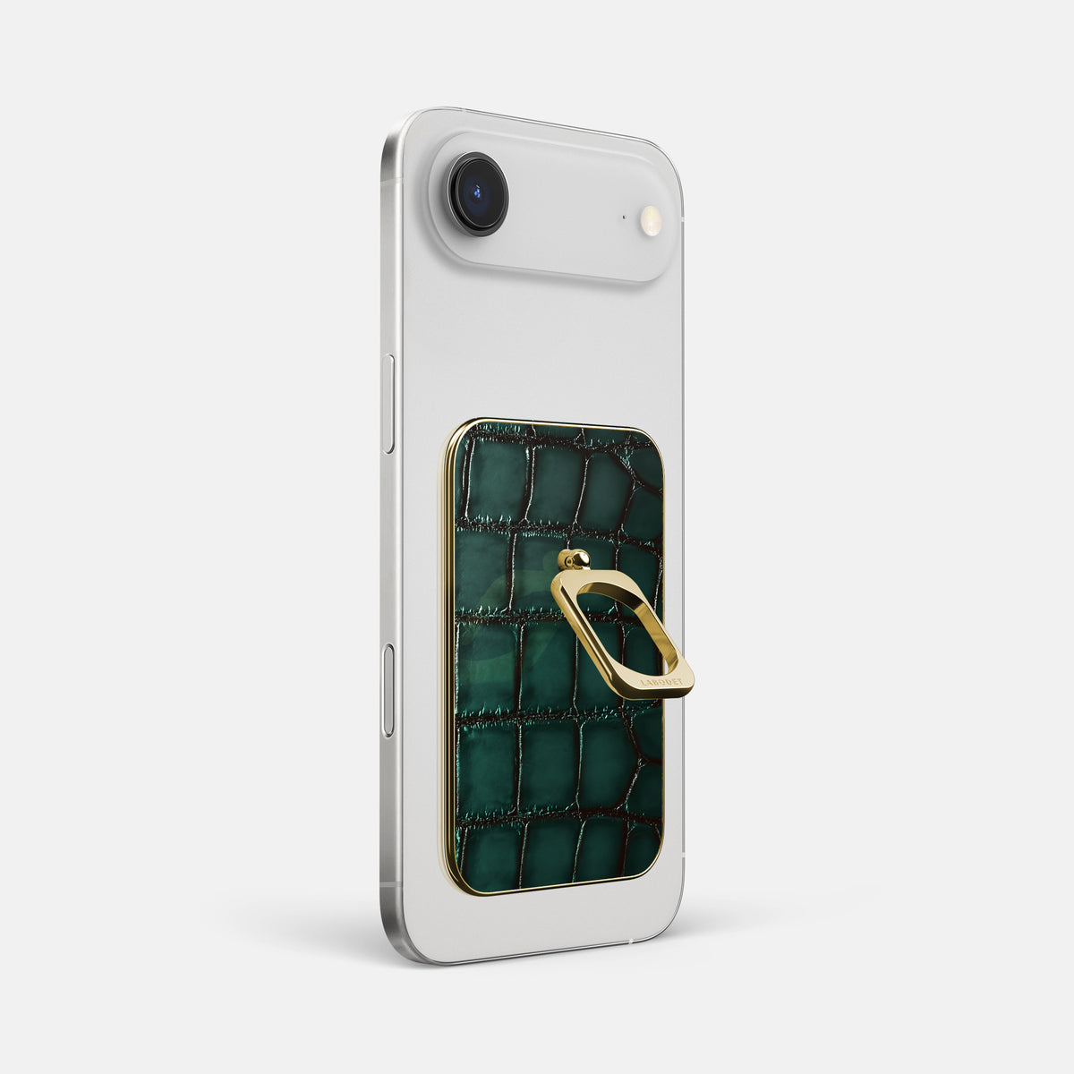 MagSafe Ring For iPhone 17 Air In Patina Alligator -1 | Green-Gold