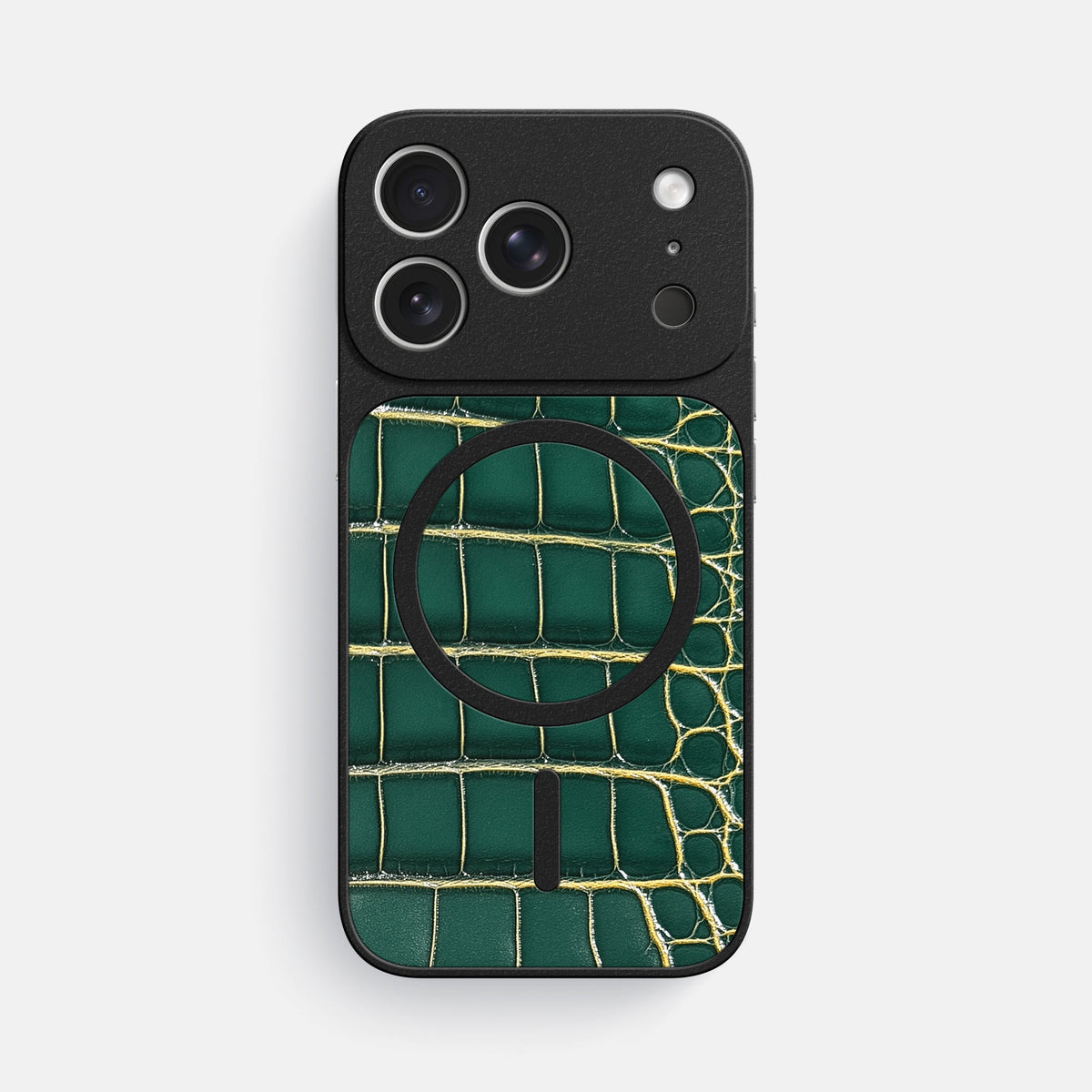 MagSafe Mask For iPhone 18 Pro Max In Patina Alligator -3 | Cambridge