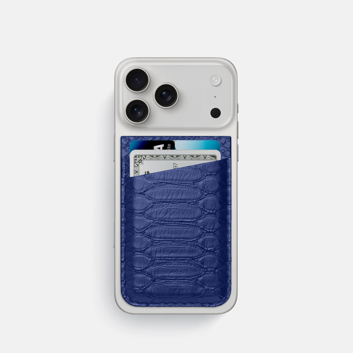 MagSafe Wallet For iPhone 18 Pro In Python -1 | Royal-Blue