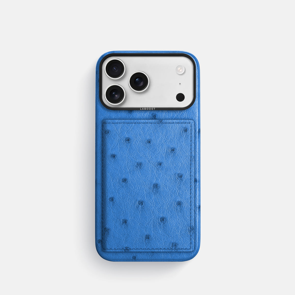 Bi-Fold Case For iPhone 17 Pro In Ostrich -1 | Royal-Blue-Black