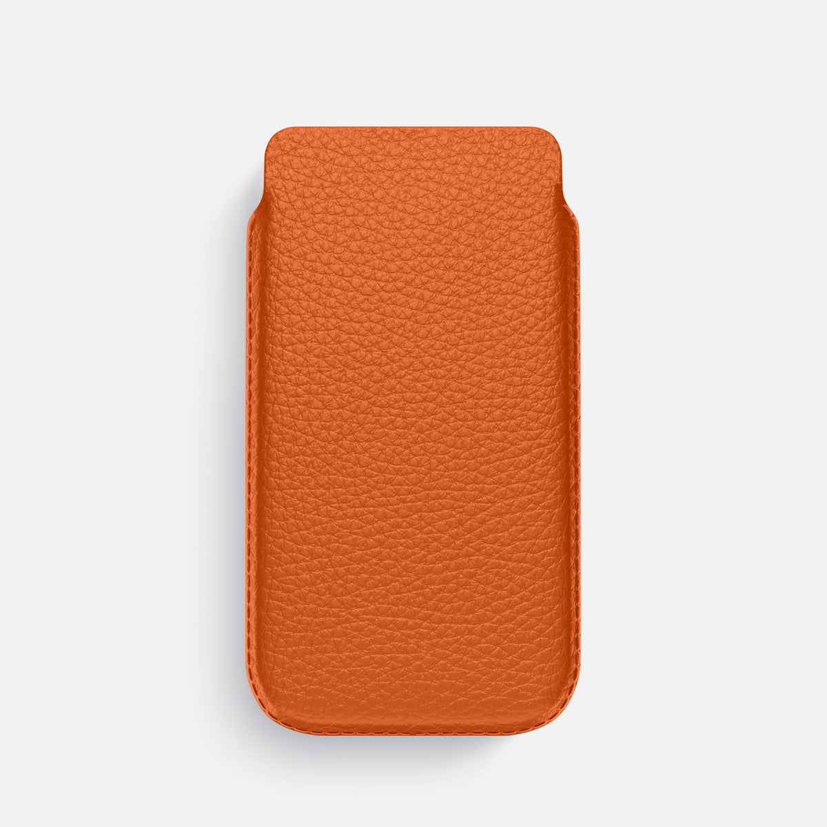 Pouch Case For iPhone 17 Pro In Calf -1 | Orange