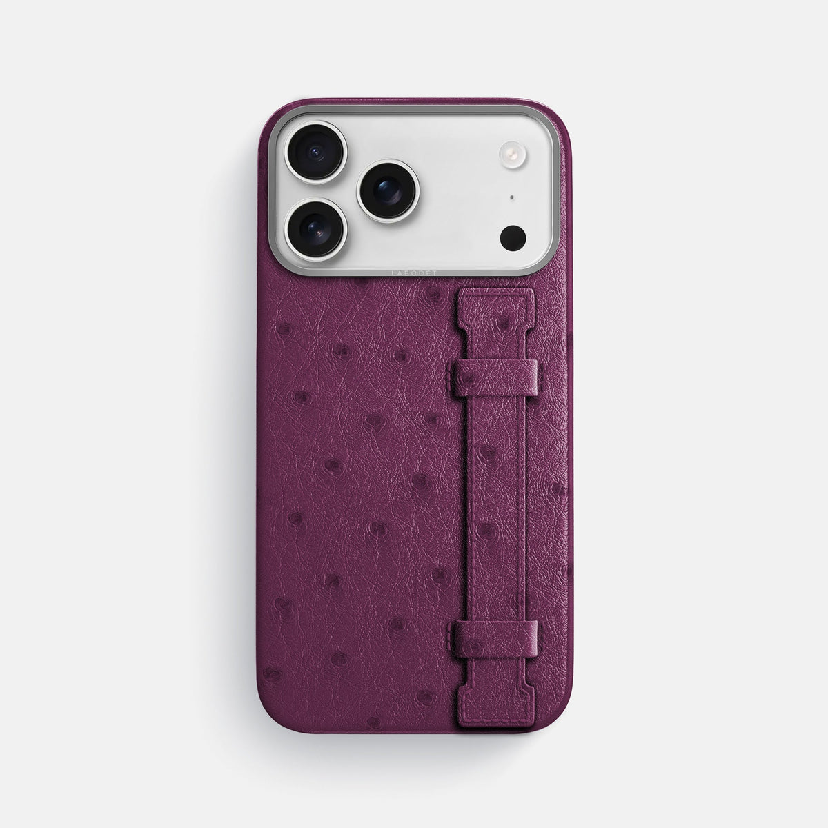 Handle Case For iPhone 18 Pro Max In Ostrich -1 | Purple-Steel