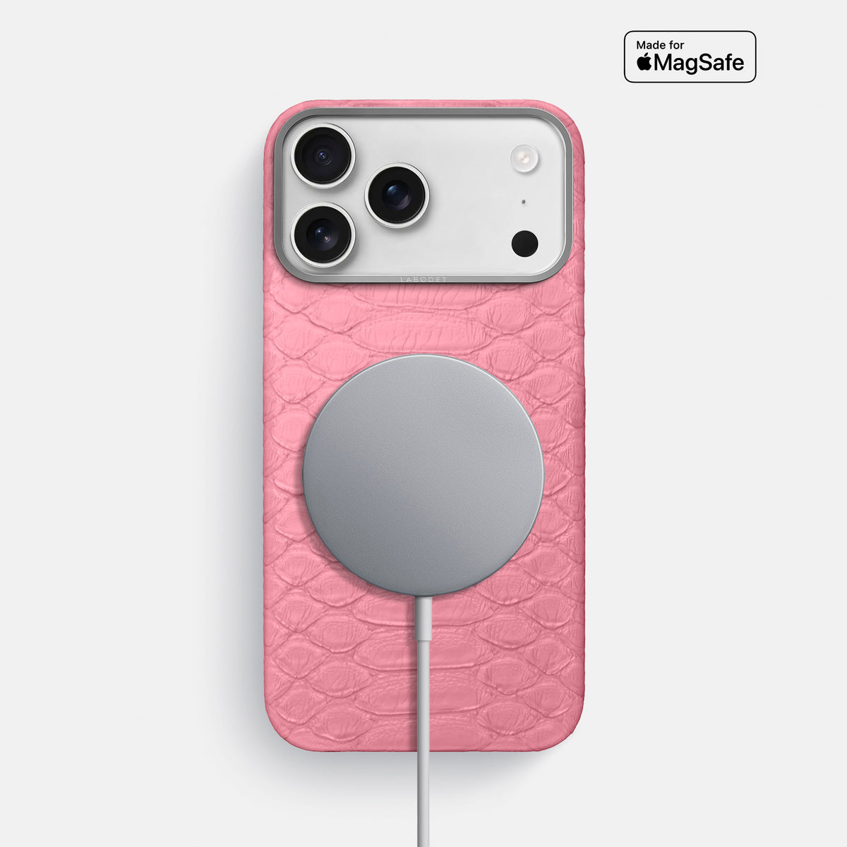 Classic Case For iPhone 17 Pro Max In Python -5 | Pink-Steel