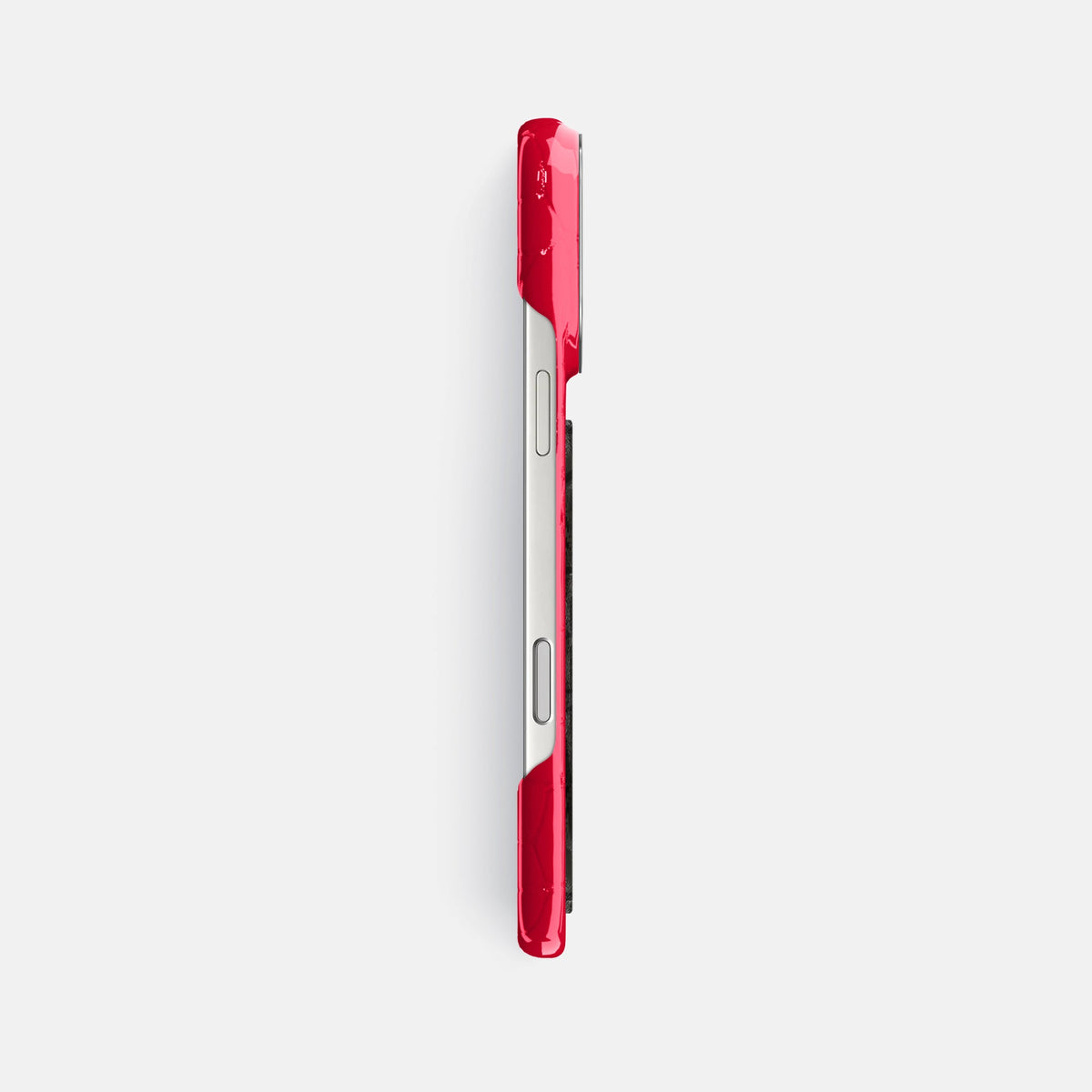 Classic Case With Carbon Dragon For iPhone 18 Pro Max In Shiny Alligator -3 | Cherry-Steel