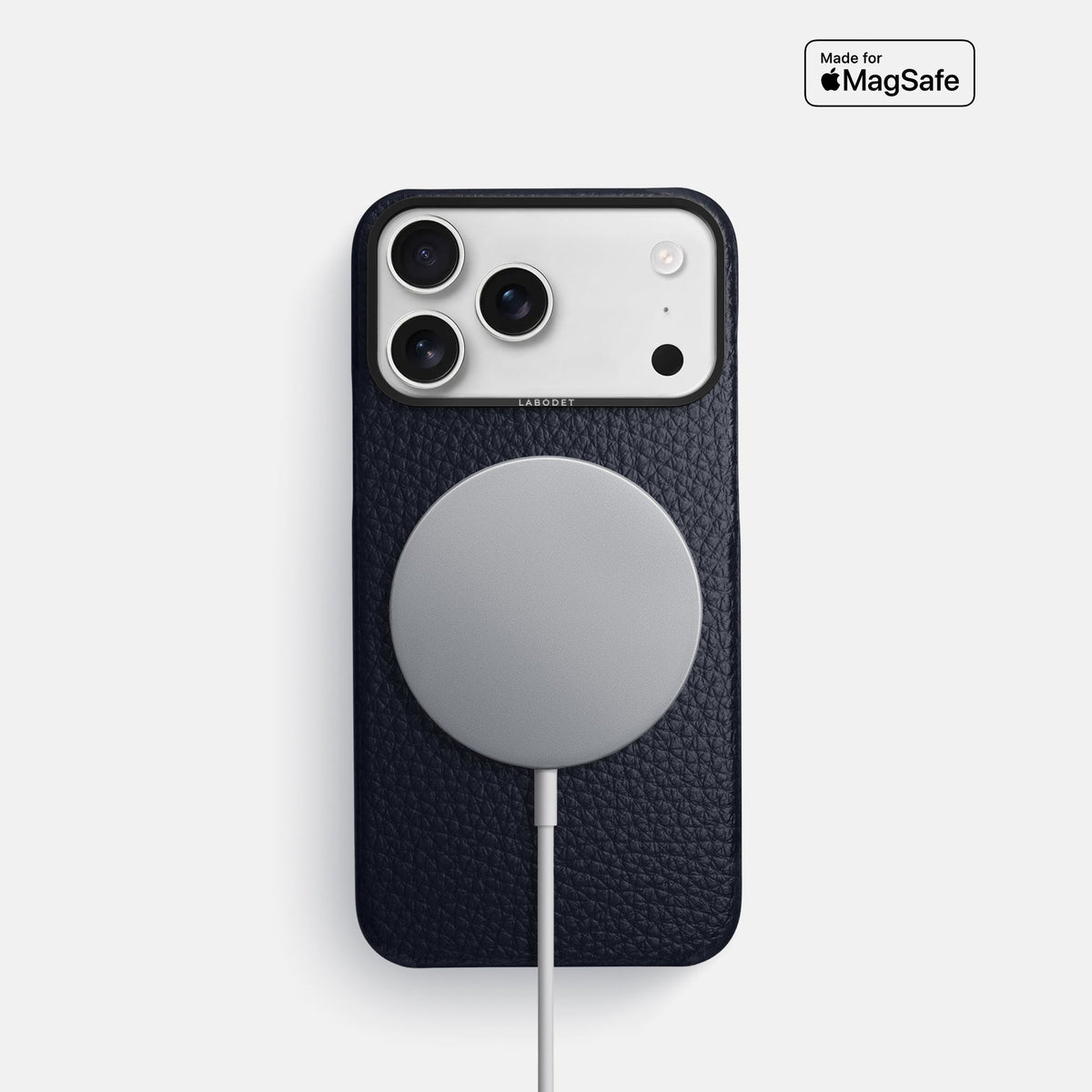 Classic Case For iPhone 18 Pro In Calf -5 | Marine-Black