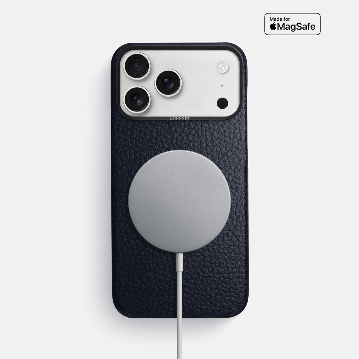Classic Case For iPhone 18 Pro Max In Calf -5 | Marine-Black
