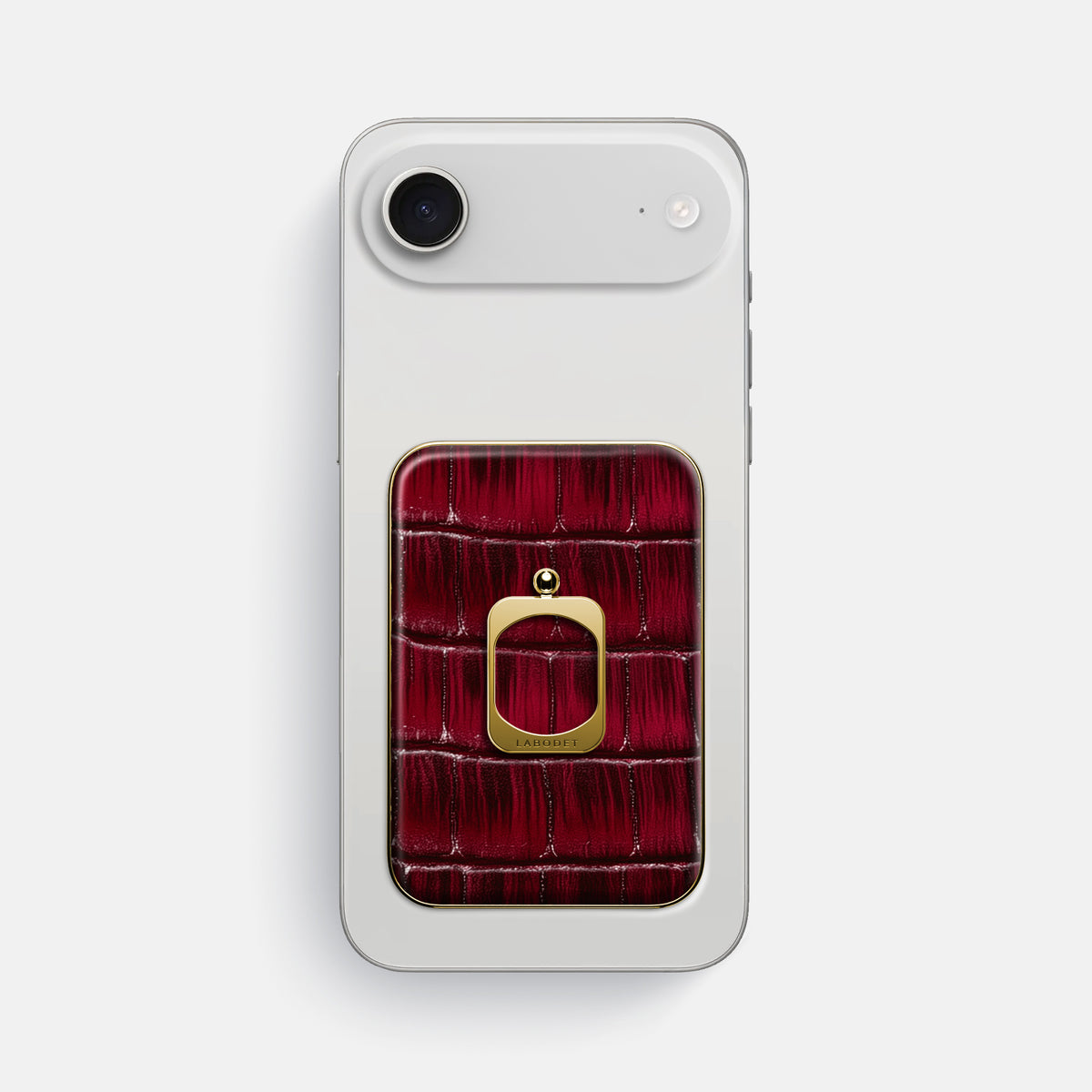 MagSafe Ring For iPhone 17 Air In Patina Alligator -2 | Havana-Burgundy-Gold