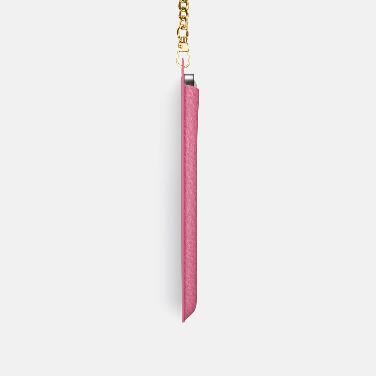 Crossbody Bag For iPhone 18 Pro In Calf -4 | Pink-Gold