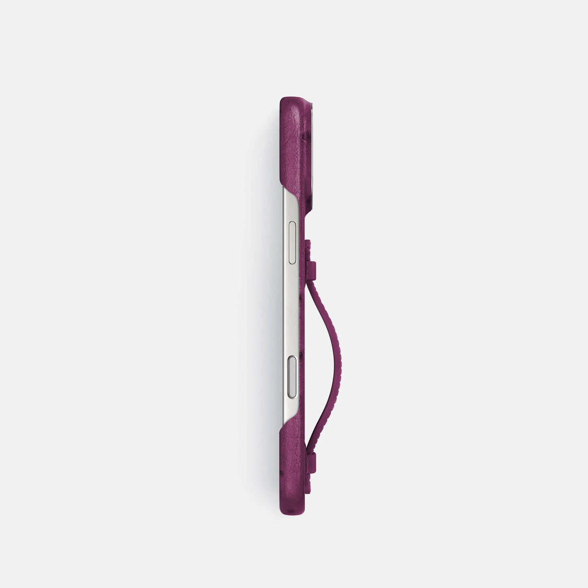 Center Handle For iPhone 18 Pro In Ostrich -2 | Purple-Steel