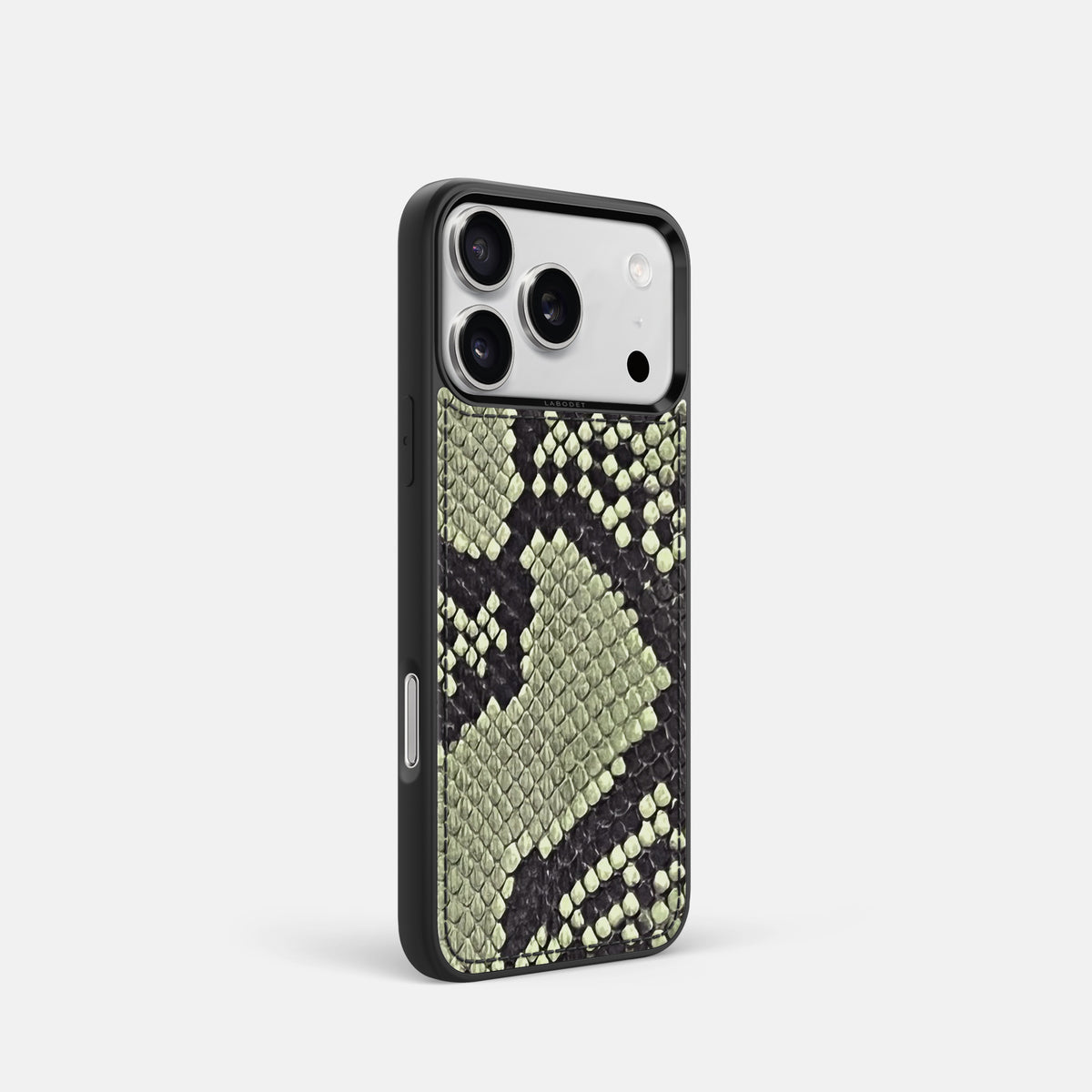 Sport Case For iPhone 17 Pro In Deluxe Python -2 | Army-Green
