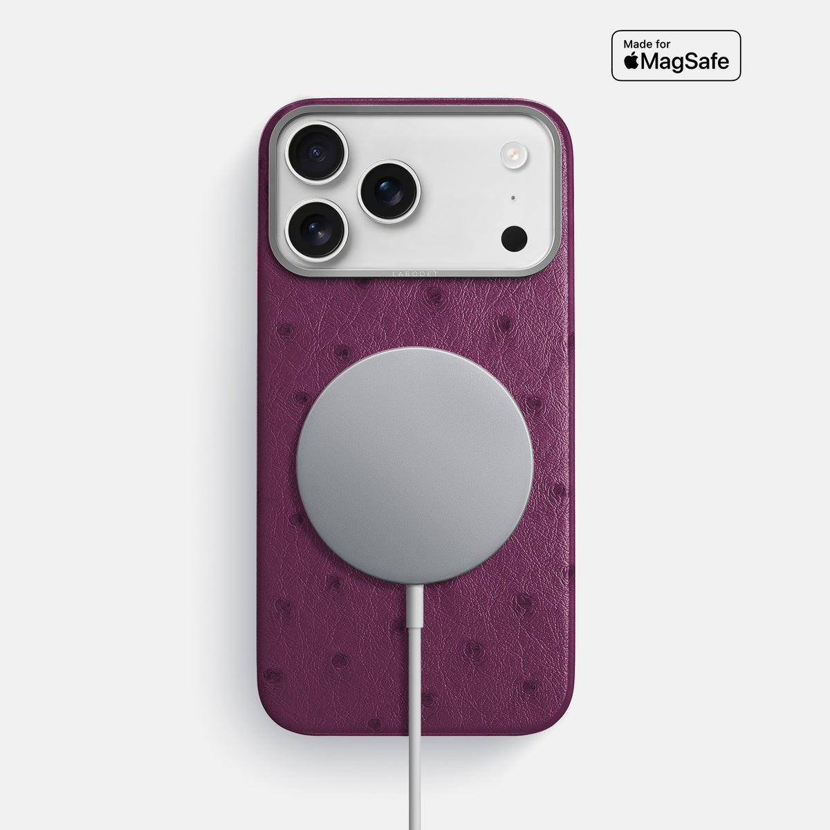 Classic Case For iPhone 17 Pro Max In Ostrich -5 | Purple-Steel