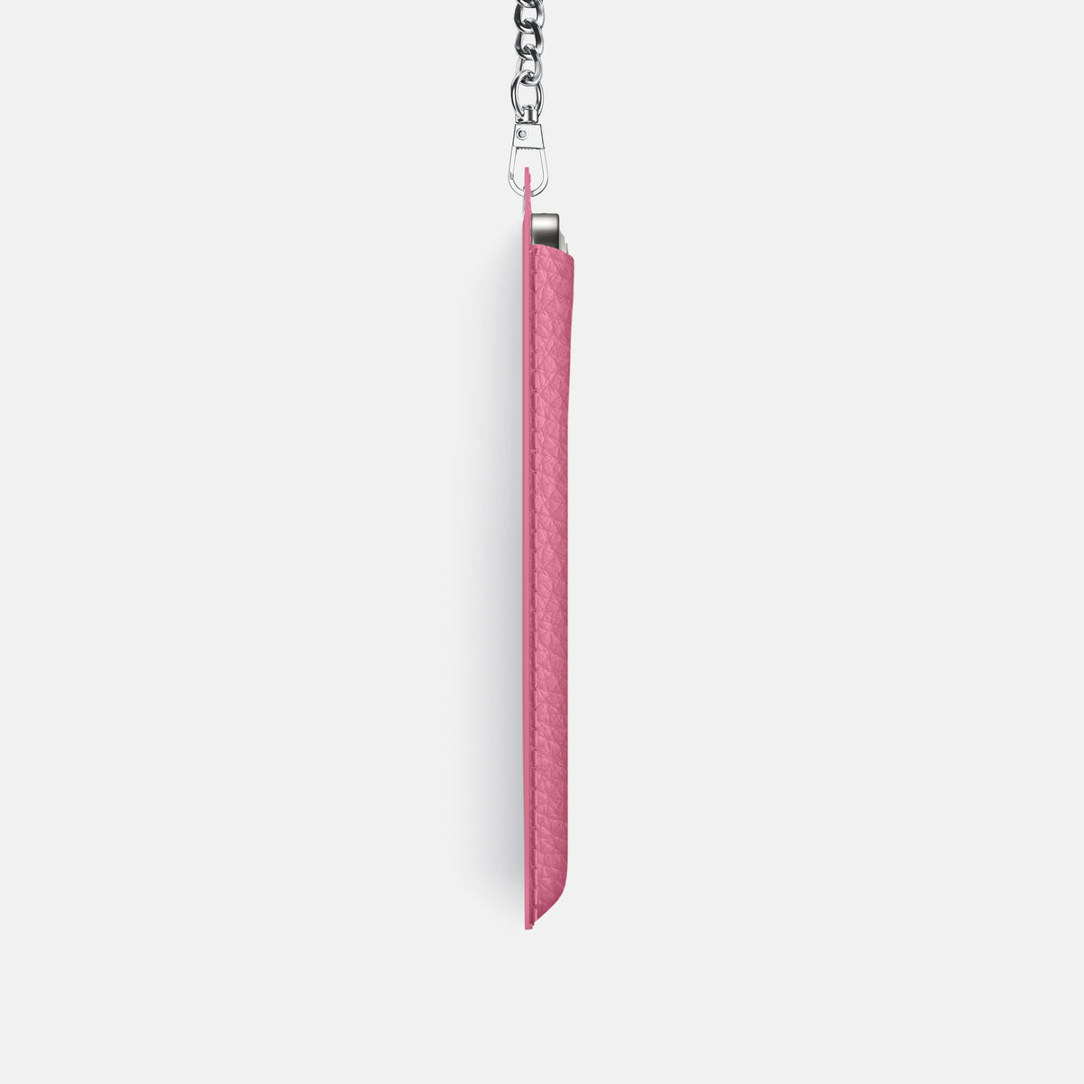 Crossbody Bag For iPhone 17 Pro In Calf -4 | Pink-Steel