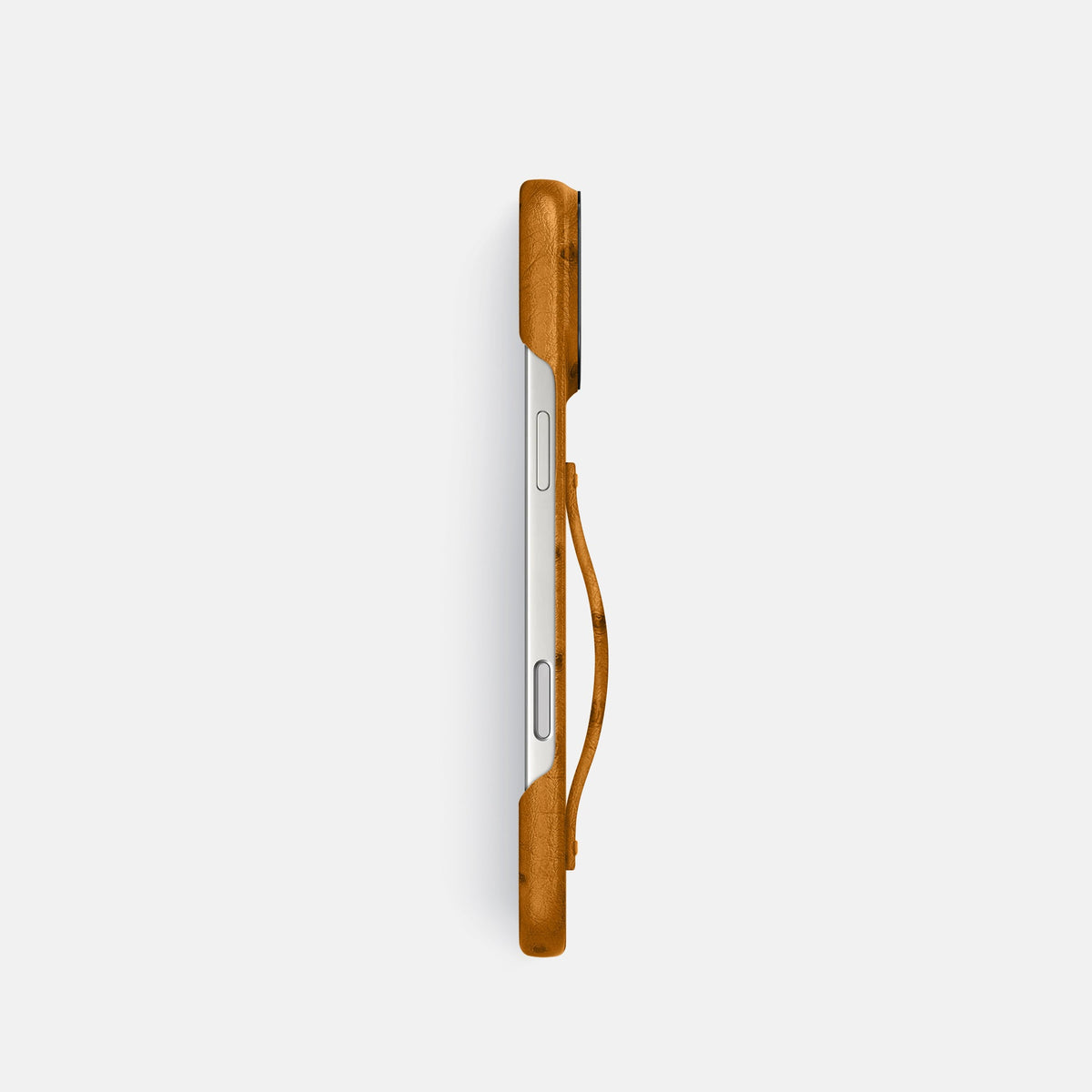 Finger Case For iPhone 18 Pro In Ostrich -3 | Chestnut-Black