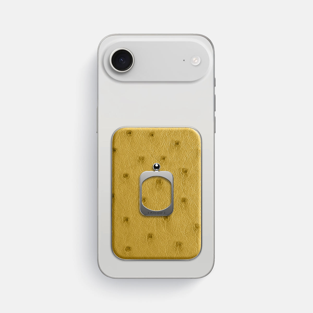 MagSafe Ring For iPhone 17 Air In Ostrich -2 | Gold-Steel