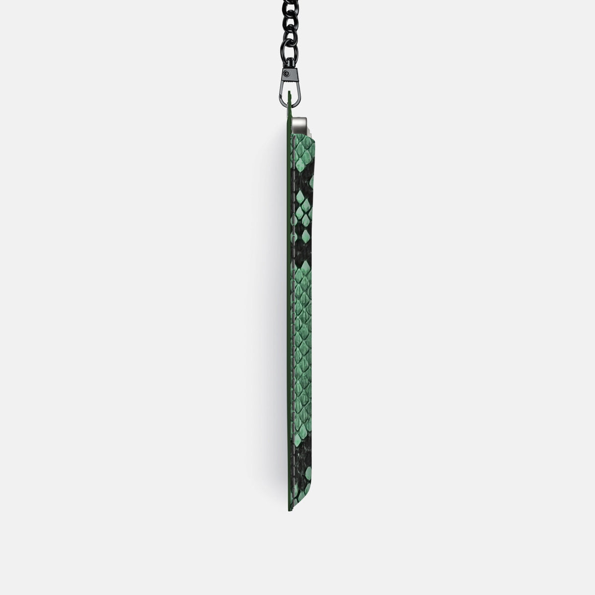 Crossbody Bag For iPhone 18 Pro In Deluxe Python -4 | Forest-Green-Black