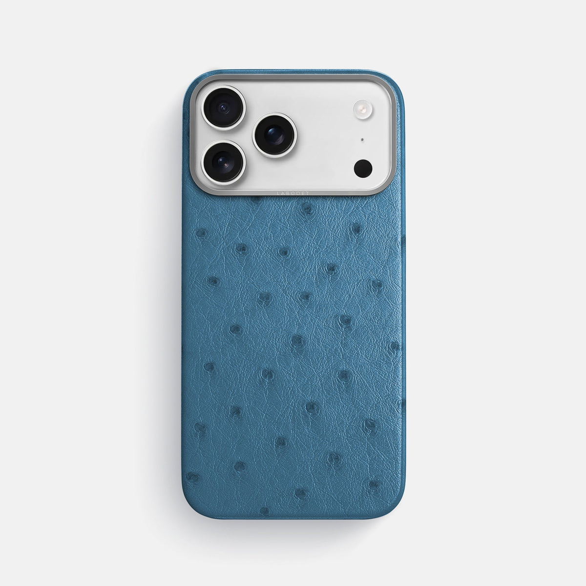 Classic Case For iPhone 18 Pro Max In Ostrich -1 | Blue-Jeans-Steel